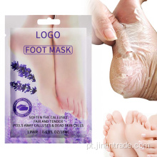 Pés máscara meias spa para calcanhares de pedicure